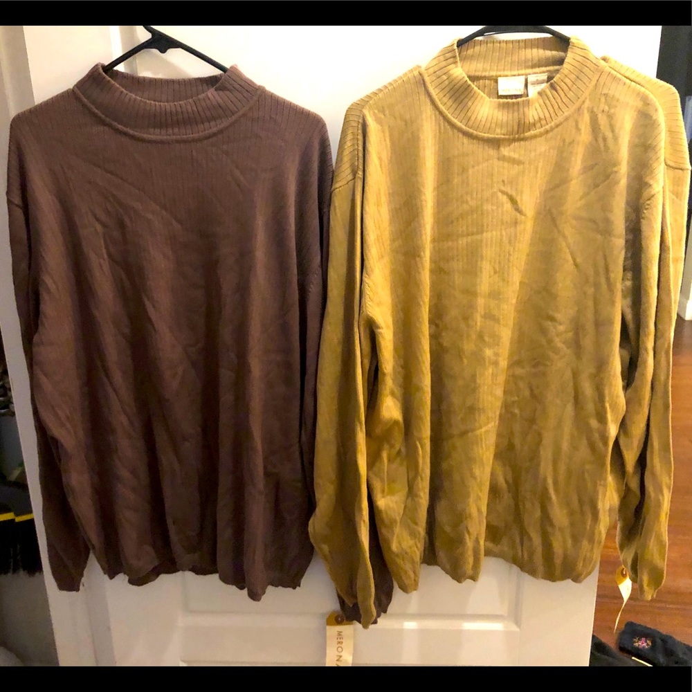 Bundle Of Men’s Ribbed Nuetral Sweaters